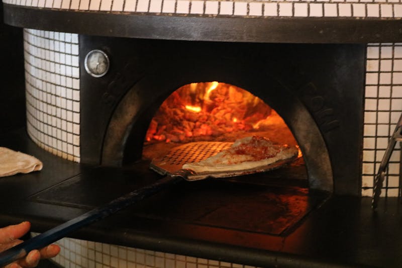 Jet's Classic New York-style pizza with mozzarella and tomato