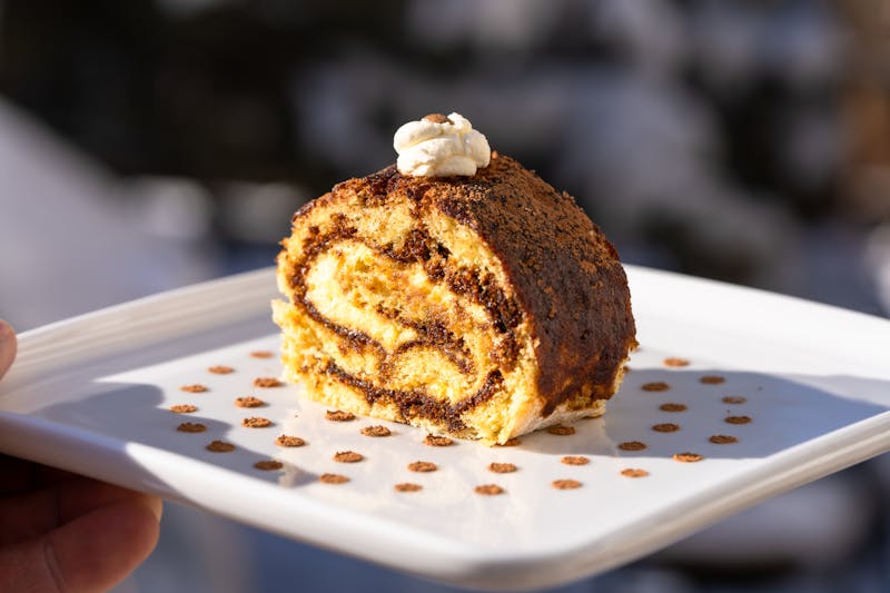 Classic tiramisu with espresso and mascarpone
